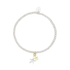 Estella Bartlett - Sienna Double Star Silver Bracelet Estella Bartlett Sienna Double Star Silver Bracelet