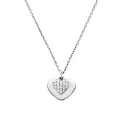Michael Kors - Woman Jew Premium Necklace Woman Love Silver 290 Michael Kors Woman Jew Premium Necklace Woman Love Silver 290