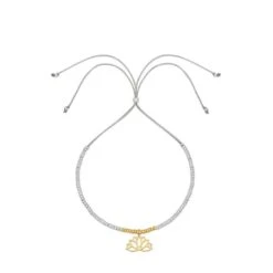 Estella Bartlett - Louise Lotus Gold And Silver Plated Bracelet Estella Bartlett Louise Lotus Gold And Silver Plated Bracelet