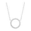 Estella Bartlett - Large Pave Silver Necklace Set Estella Bartlett Large Pave Silver Necklace Set