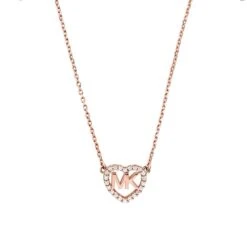 Michael Kors - Premium Necklace Mk Logo Rose Gold Michael Kors Premium Necklace Mk Logo Rose Gold