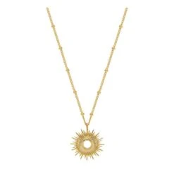 Estella Bartlett - Full Sunburst Gold Necklace Estella Bartlett Full Sunburst Gold Necklace
