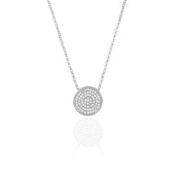 Belle & Beau - Cameo Silver Pave Disc N-lace 6.48g Belle & Beau Cameo Silver Pave Disc N-lace 6.48g
