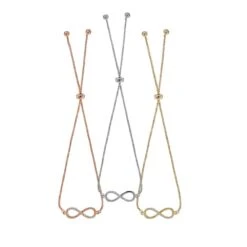 Belle & Beau - Infinity Triple Bracelet Set 11.64g Belle & Beau Infinity Triple Bracelet Set 11.64g