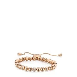 Buckley London - Simplicity Snowball Rose Gold Bracelet Buckley London Simplicity Snowball Rose Gold Bracelet