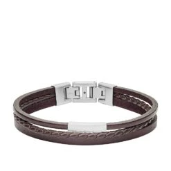 Fossil - Vintage Casual Man Bracelet Brown 130 Fossil Vintage Casual Man Bracelet Brown 130