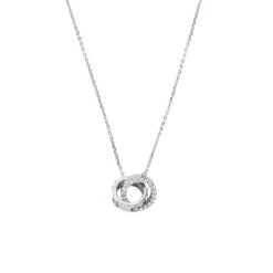 Michael Kors - Premium Woman Necklace Silver White 290 Michael Kors Premium Woman Necklace Silver White 290