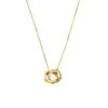 Michael Kors - Premium Woman Necklace Gold White 290 Michael Kors Premium Woman Necklace Gold White 290
