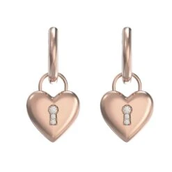 You - Adore Hoop Charm Earrings 8.55g You Adore Hoop Charm Earrings 8.55g