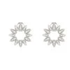 You - You Are My Sunshine Stud Earrings Silver 2.08g You You Are My Sunshine Stud Earrings Silver 2.08g