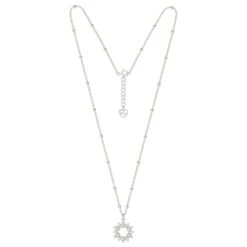 You - You Are My Sunshine Beaded Necklace Silver 3.59g You You Are My Sunshine Beaded Necklace Silver 3.59g