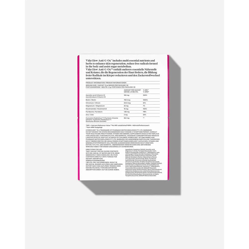 Vida Glow - Anti-g-ox Berry 30x2g Vida Glow Anti-g-ox Berry 30x2g - Image 2