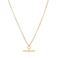 Belle & Beau - Toni T-bar Necklace Gold 6.04g Belle & Beau Toni T-bar Necklace Gold 6.04g