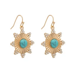 Belle & Beau - Cleo Drop Earrings Gold 7.54g Belle & Beau Cleo Drop Earrings Gold 7.54g