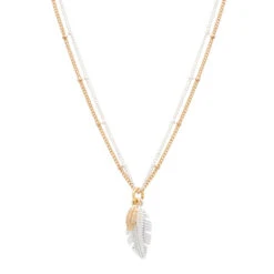Belle & Beau - Anthus Beaded Necklace Gold 8.28g Belle & Beau Anthus Beaded Necklace Gold 8.28g