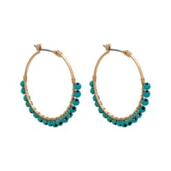 Belle & Beau - Lucia Hoop Earings Gold 2.66g Belle & Beau Lucia Hoop Earings Gold 2.66g