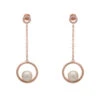 Belle & Beau - Radiant Pearl Drop Earrings Rose Gold 4g Belle & Beau Radiant Pearl Drop Earrings Rose Gold 4g