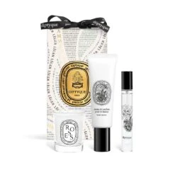 Diptyque - Rose & Roses Surprise Pouch Set 45ml + 10ml + 35g Eau De Toilette Spray Diptyque Rose & Roses Surprise Pouch Set 45ml + 10ml + 35g Eau De Toilette Spray