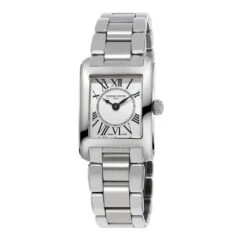 Frederique Constant - Ladies Carree Silver Steel Quartz Watch Frederique Constant Ladies Carree Silver Steel Quartz Watch